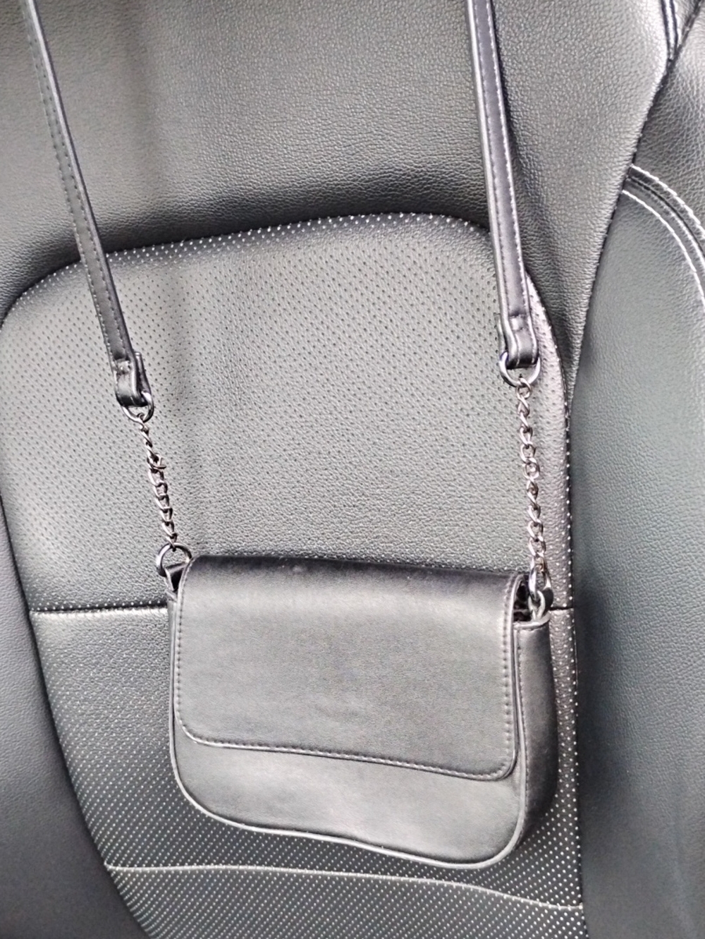 Missimo Black Crossbody Clutch Shoulder Bag